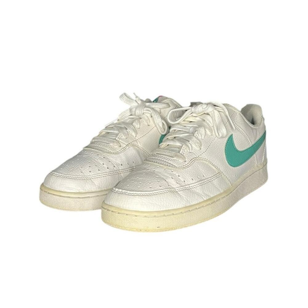 Nike Women's Court Vision Low Next Nature Shoes White Jade Size 9.5 B33